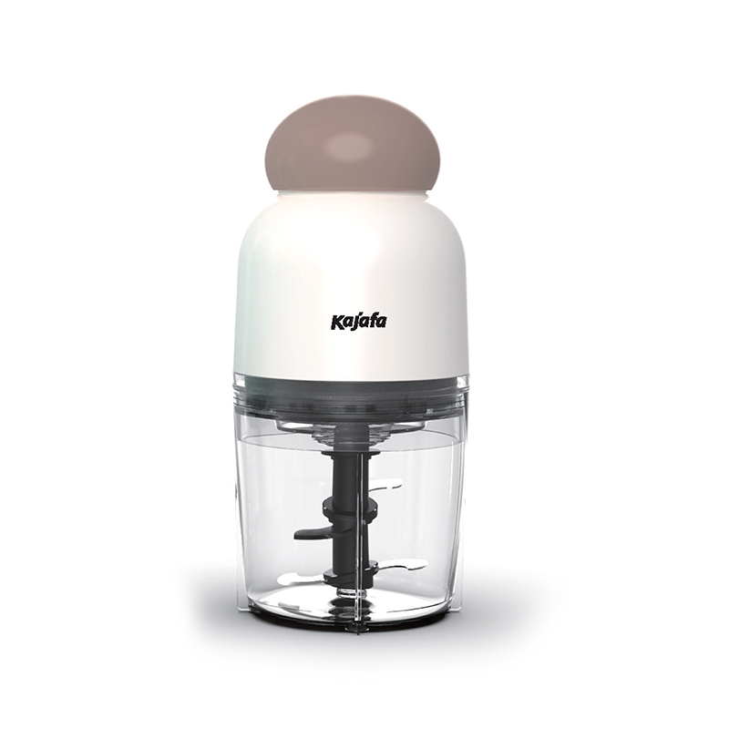 FP116E-P 간편 다지기, 0.5L 용기, 순간작동 기능, 쿼드 칼날 시스템, 음식 다지기 안정성을 위한 미끄럼 방지 링, 300W, 식기세척기 사용 가능