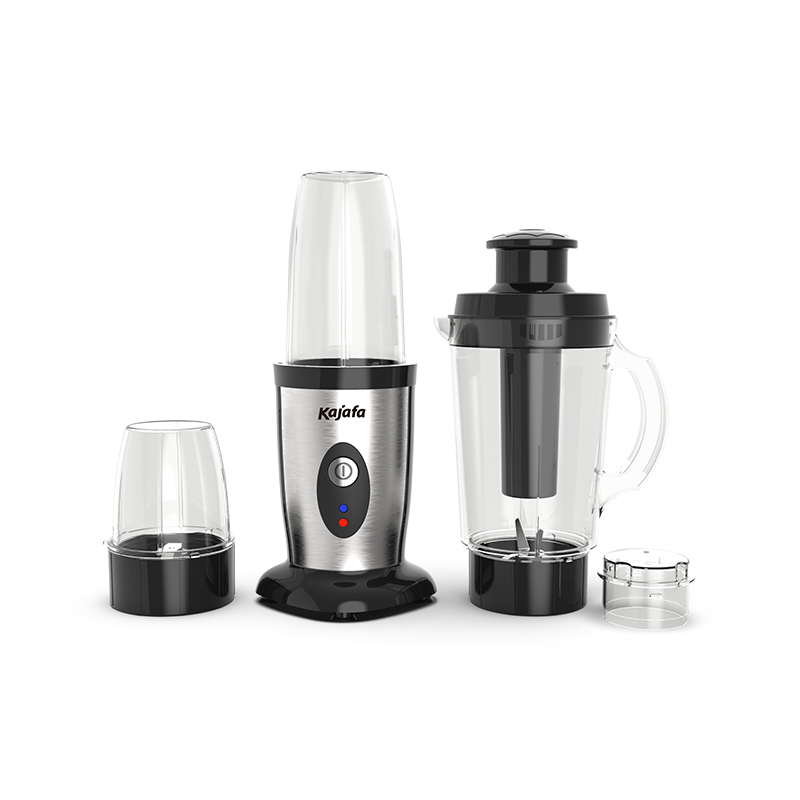 BL365ABD 3 i 1 스테인레스 스틸 블레이드 저그 블렌더 1.0L, 500ML 스무디 메이커 및 커피 그라인더, S/S 페이스 포함