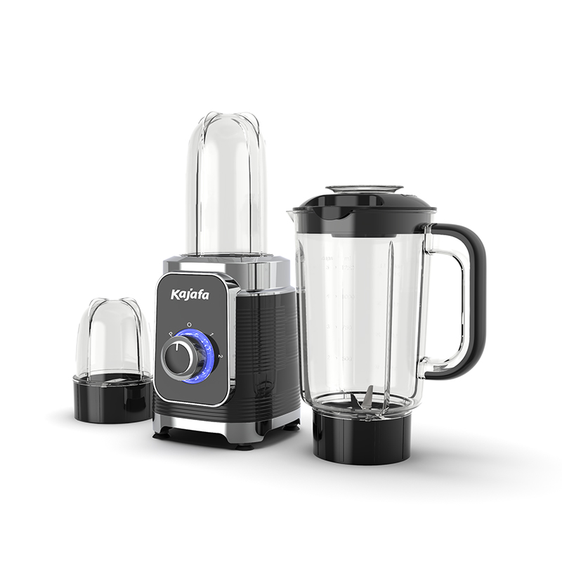 BL215ABD 3 i 1 스테인레스 스틸 블레이드 저그 블렌더 1.0L, 500ML 스무디 메이커 및 커피 그라인더, 새로운 디자인