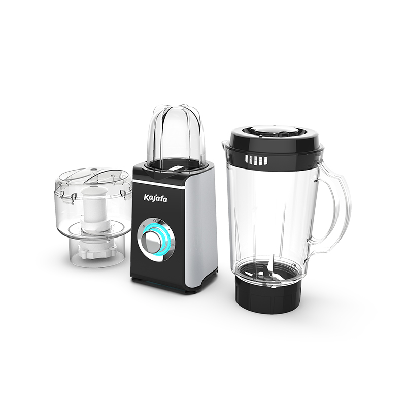 BL266ADE-3IN1 필수 3 in 1 개인 테이블 저그 블렌더, 스무디 블렌더, 푸드 프로세서 및 그라인더가 있는 블렌더