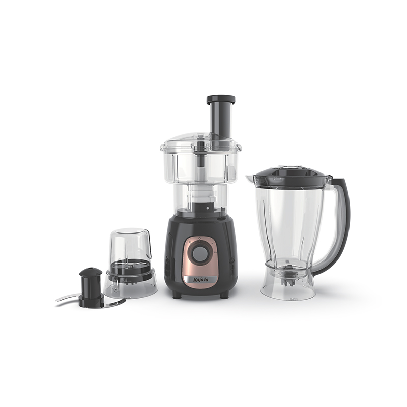 BL465ABEF-P 5-in-1 블렌더 푸드 프로세서 2단 속도(갈기, 혼합, 다지기, 슬라이스, 파쇄 포함)