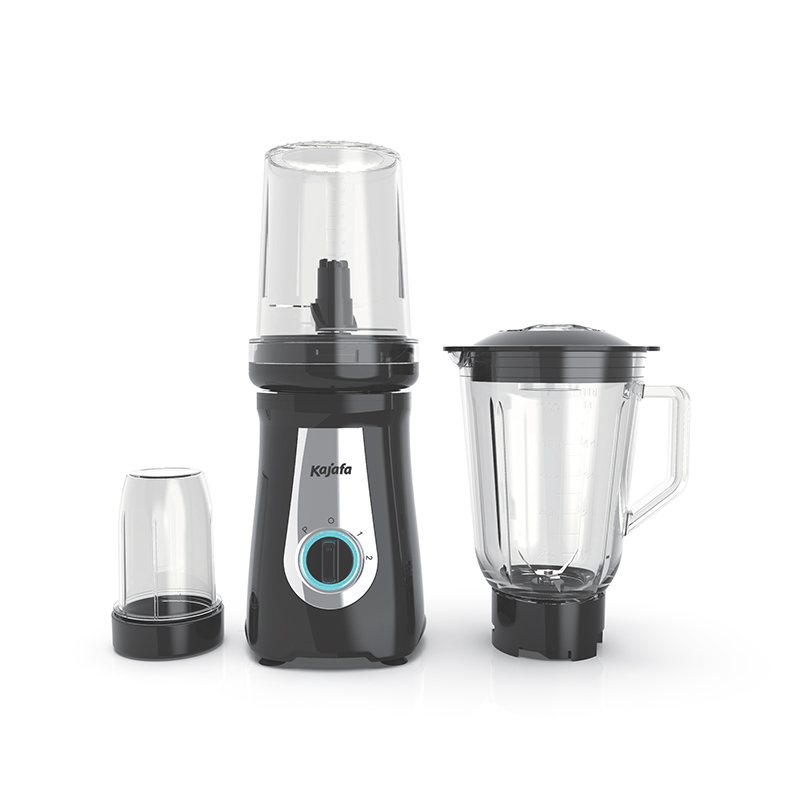 BL-358ABE-G 블렌더 스무디 메이커, 1.0L 유리 용기가 있는 3 in 1 고속 블렌더, 냉동 과일, 야채 및 커피 콩용 다기능 푸드 프로세서 및 그라인더